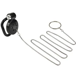 CockLock Cage avec laisse Leashidy 2.5 x 3.8 cm Noire